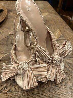Women's Bow Knot Heeled Sandals